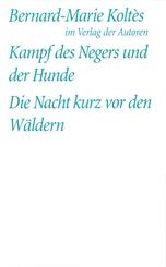 Kampf des Negers und der Hunde. Die Nacht kurz vor den W&auml;ldern
