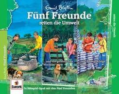 F&uuml;nf Freunde, 3er-Box-retten die Umwelt,3 Audio-CD