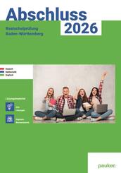 Abschluss 2026 - Realschule Baden-W&uuml;rttemberg - L&ouml;sungsband