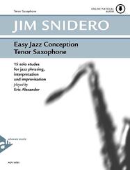 Easy Jazz Conception Tenor & Soprano Sax, w. Audio-CD