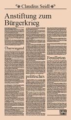 Anstiftung zum B&uuml;rgerkrieg