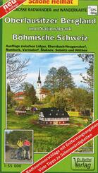 Doktor Barthel Karte Gro&szlig;e Radwander- und Wanderkarte Oberlausitzer Bergland und Nationalpark B&ouml;hmische Schweiz