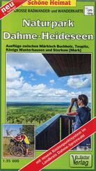 Gro&szlig;e Radwander- und Wanderkarte Naturpark Dahme-Heideseen