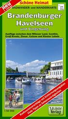 Doktor Barthel Karte Brandenburger Havelseen und Umgebung