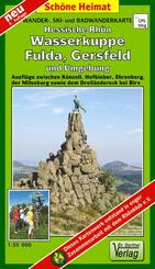 Doktor Barthel Karte Hessische Rh&ouml;n - Wasserkuppe, Fulda, Gersfeld und Umgebung