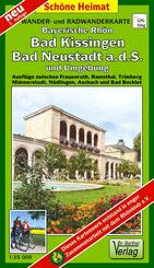 Doktor Barthel Karte Bayerische Rh&ouml;n, Bad Kissingen, Bad Neustadt a.d.S. und Umgebung