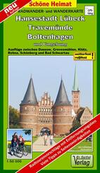 Doktor Barthel Karte Hansestadt L&uuml;beck, Travem&uuml;nde, Boltenhagen und Umgebung
