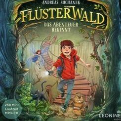 Fl&uuml;sterwald - Das Abenteuer beginnt. Tl.1, 1 Audio-CD,1 Audio-CD