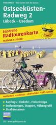 PUBLICPRESS Leporello Radtourenkarte Ostseeküsten-Radweg - Tl.2