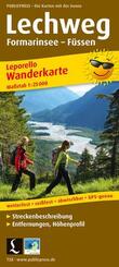 PUBLICPRESS Leporello Wanderkarte Lechweg, Formarinsee - Füssen