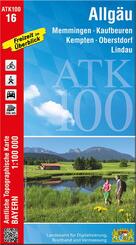 ATK100-16 Allg&auml;u (Amtliche Topographische Karte 1:100000)
