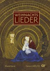 Weihnachtslieder, Klavier- und Musizierband, f&uuml;r Singstimme, Klavier, instrumentale Oberstimme