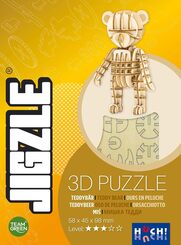JIGZLE - Teddybär 3D Holz-Puzzle