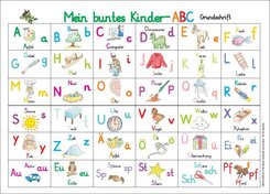 Mein buntes Kinder-ABC