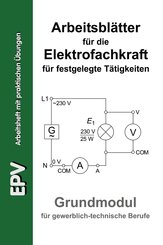 Arbeitsblätter für die Elektrofachkraft für festgelegte Tätigkeiten