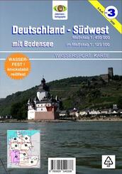 Deutschland S&uuml;dwest mit Bodensee