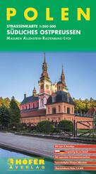 H&ouml;fer Stra&szlig;enkarte PL 010 Polen - S&uuml;dliches Ostpreussen 1:200.000