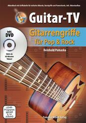 Guitar-TV: Gitarrengriffe f&uuml;r Pop und Rock mit DVD, m. 1 DVD-ROM