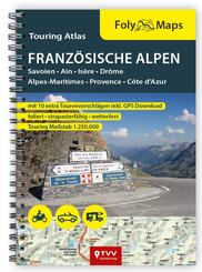 FolyMaps Touring Atlas Franz&ouml;sische Alpen 1 : 250.000
