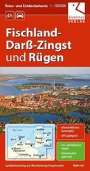 Reise- und Entdeckerkarte Fischland-Darß-Zingst und Rügen