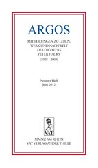 ARGOS. Neuntes Heft