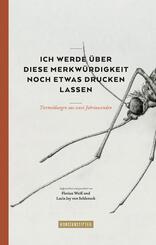 Ich werde &uuml;ber diese Merkw&uuml;rdigkeit noch etwas drucken lassen