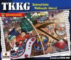 Ein Fall f&uuml;r TKKG - Schreckliche Weihnacht &uuml;berall (Adventskalender), 2 Audio-CD