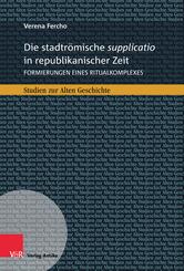 Die stadtr&ouml;mische supplicatio in republikanischer Zeit