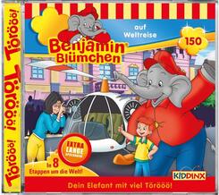 Benjamin Bl&uuml;mchen - auf Weltreise, 1 Audio-CD