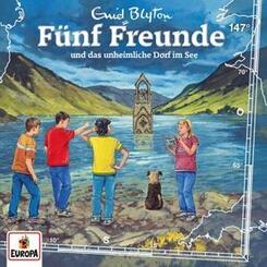F&uuml;nf Freunde und das unheimliche Dorf im See,1 Audio-CD