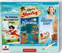 K&auml;pt'n Sharky - Die gro&szlig;e Piratenbox (3 CDs),Audio-CD