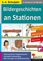 Bildergeschichten an Stationen, 3.-4. Schuljahr