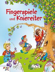 Fingerspiele und Kniereiter, m. 1 Audio-CD