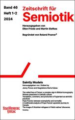 Zeitschrift f&uuml;r Semiotik / Saintly Models