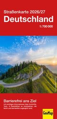 Stra&szlig;enkarte Deutschland 2026/27