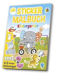 Mal- & Stickerbuch Kindergarten