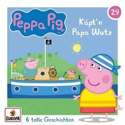 Peppa Pig H&ouml;rspiele - K&auml;pt'n Papa Wutz,1 Audio-CD