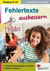 Fehlertexte ausbessern