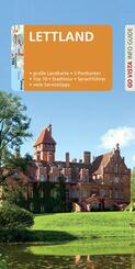 GO VISTA: Reisef&uuml;hrer Lettland, m. 1 Karte