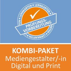 AzubiShop24.de Kombi-Paket Lernkarten Mediengestalter/-in Digital und Print