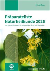 Pr&auml;parateliste der Naturheilkunde 2026