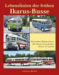 Lebenslinien der fr&uuml;hen Ikarus-Busse