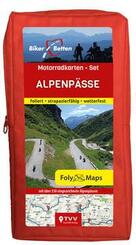Motorradkarten-Set Alpenpässe