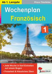 Wochenplan Franz&ouml;sisch / ab 1. Lernjahr