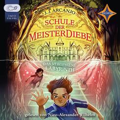 Schule der Meisterdiebe - Das vergessene Labyrinth,2 Audio-CD, 2 MP3