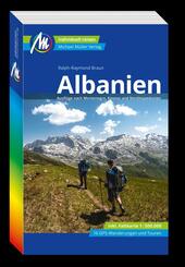 MICHAEL M&Uuml;LLER REISEF&Uuml;HRER Albanien, m. 1 Karte