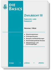 Die Basics Zivilrecht III -Familien- und Erbrecht