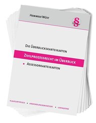 Assessor Die &Uuml;berblickskarteikarten Zivilprozessrecht im &Uuml;berblick
