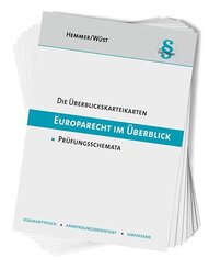 Die &Uuml;berblickskarteikarten Europarecht im &Uuml;berblick