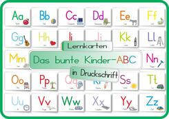 Das bunte Kinder-ABC in Druckschrift